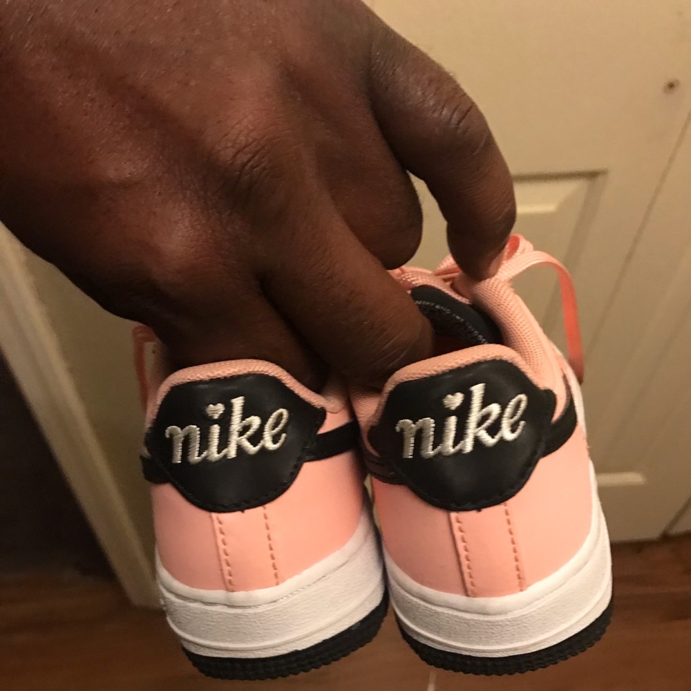Pink and black (Donks) Nike for little girl